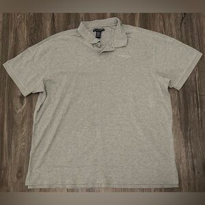 Vintage Men’s Marithe Francois Girbaud Embroidered Logo Grey Polo - Size 3XL